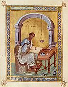 Pintura sobre pergamino (siglo X)
